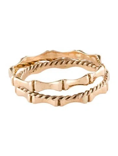Pre-owned Ring 14k Stack  In Multi