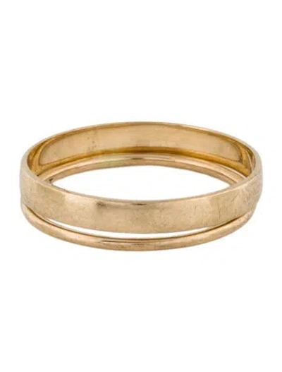Pre-owned Ring 14k Stack  Set In Multi