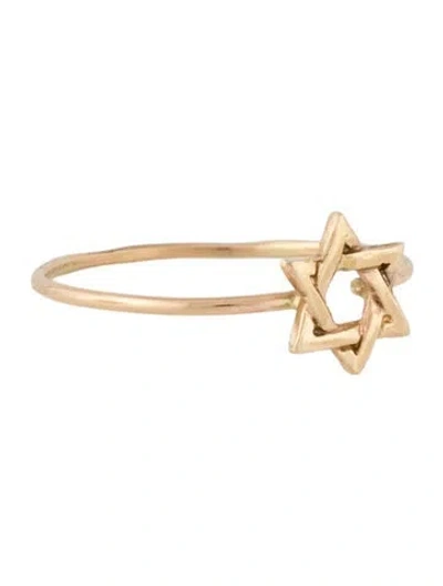 Pre-owned Ring 14k Star Of David  In Multicolor
