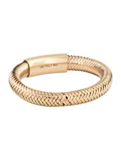 Pre-owned Ring 14k Stretch Mesh Band  In Multicolor