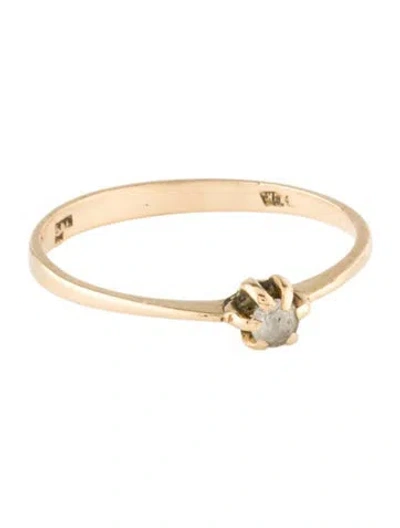 Pre-owned Ring 14k Synthetic Spinel Cocktail  In Multi