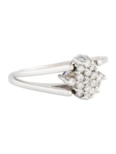 Pre-owned Ring 14k Tanzanite & Diamond Hinged Reversible  In Multi
