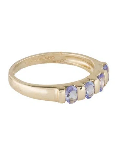 Pre-owned Ring 14k Tanzanite Band In Multi