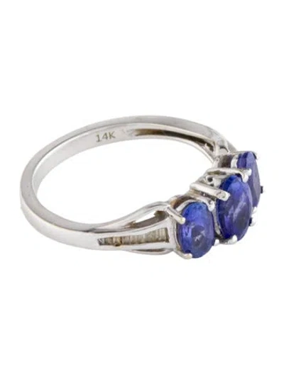 Pre-owned Ring 14k Tanzanite Cocktail  In Multi