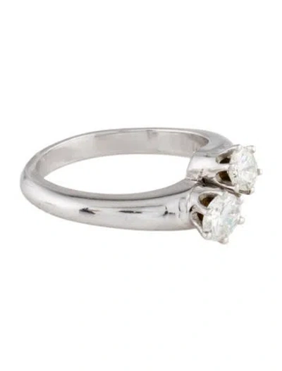 Pre-owned Ring 14k Toi Et Moi Cocktail  In Multi