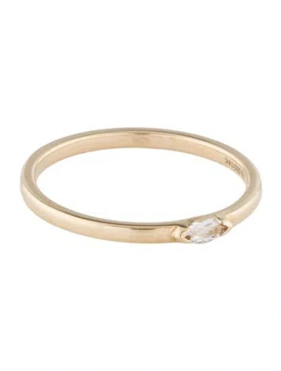 Pre-owned Ring 14k Topaz Band In Multi