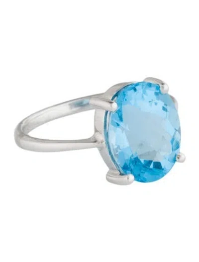 Pre-owned Ring 14k Topaz Cocktail  In Multicolor