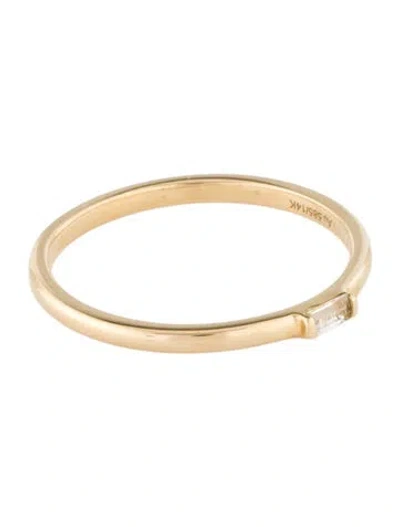 Pre-owned Ring 14k Topaz Thin Band In Multi