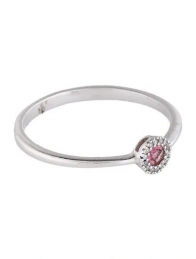 Pre-owned Ring 14k Tourmaline & Diamond Cocktail  In Multicolor