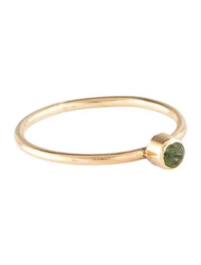 Pre-owned Ring 14k Tourmaline Band  In Multi