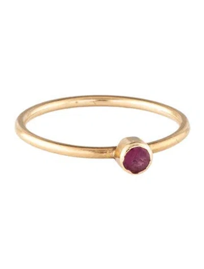 Pre-owned Ring 14k Tourmaline Cocktail  In Multi