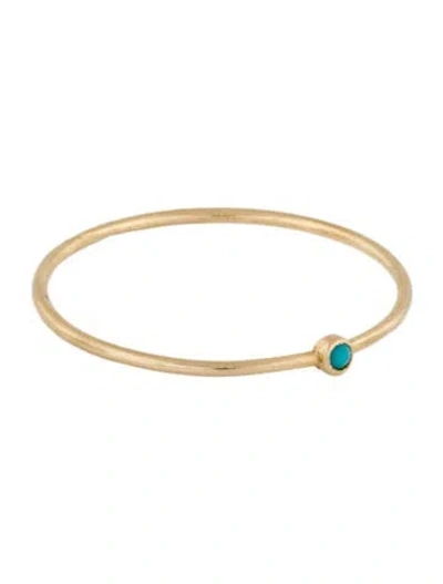 Pre-owned Ring 14k Turquoise Band In Multi