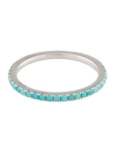 Pre-owned Ring 14k Turquoise Eternity  In Multi