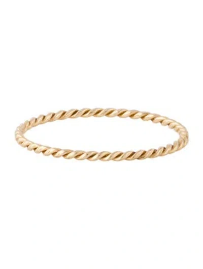 Pre-owned Ring 14k Twist Band  In Multi