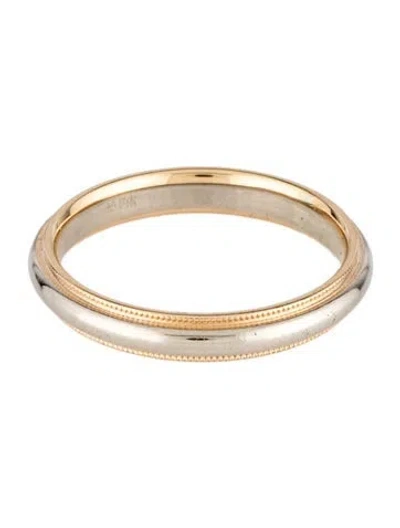 Pre-owned Ring 14k Two-tone Milgrain  In Multi