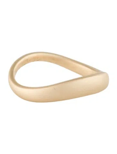Pre-owned Ring 14k Wavy Band  In Multi