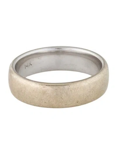 Pre-owned Ring 14k Wedding Band In Multi