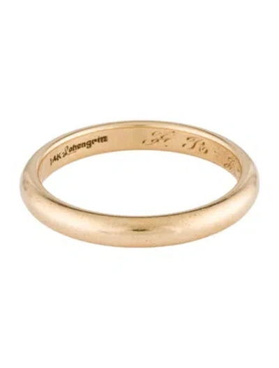 Pre-owned Ring 14k Wedding Band In Multi