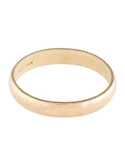 Pre-owned Ring 14k Wedding Band In Multi