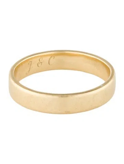 Pre-owned Ring 14k Wedding Band In Multi