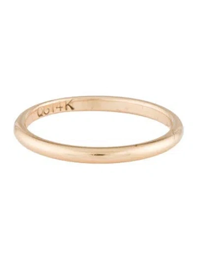 Pre-owned Ring 14k Wedding Band In Multicolor