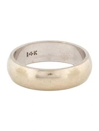 Pre-owned Ring 14k Wedding Band In Multicolor