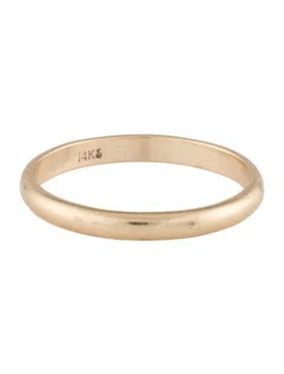 Pre-owned Ring 14k Wedding Band In Multicolor