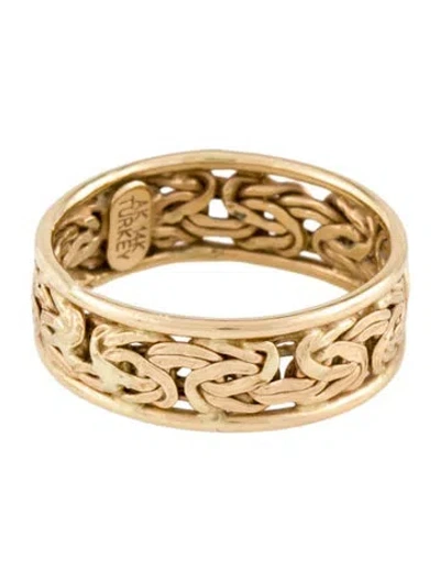 Pre-owned Ring 14k Wedding Band  In Multi