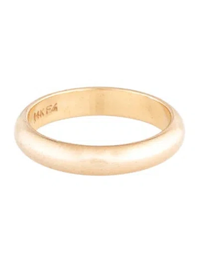 Pre-owned Ring 14k Wedding Band  In Multicolor