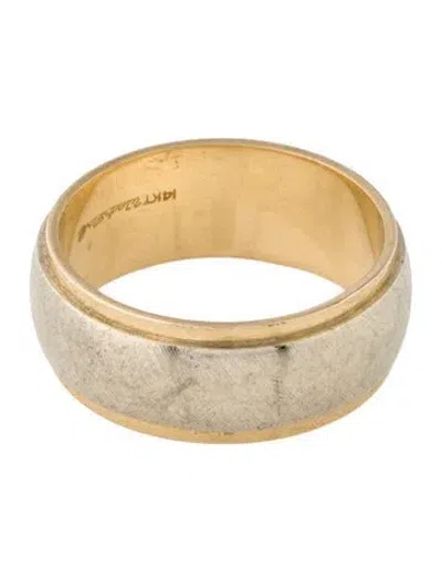 Pre-owned Ring 14k Wide Band In Multi