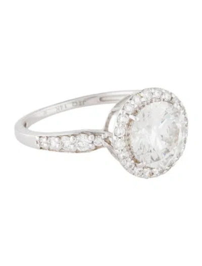 Pre-owned Ring 14l 2.57ctw Lab-grown Diamond Engagement  In Multi