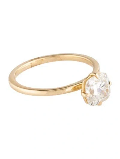 Pre-owned Ring 1.50ct Lab-grown Diamond Engagement  In Multicolor