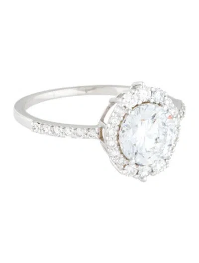 Pre-owned Ring 1.51ct Lab-grown Diamond Engagement  In Multi