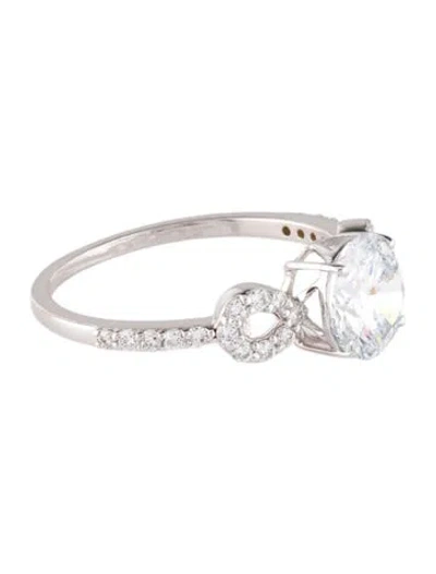 Pre-owned Ring 1.51ct Lab-grown Diamond Engagement  In Multi