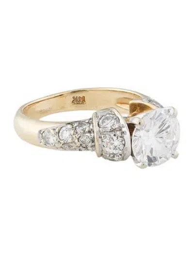 Pre-owned Ring 1.52ct Engagement  In Multi