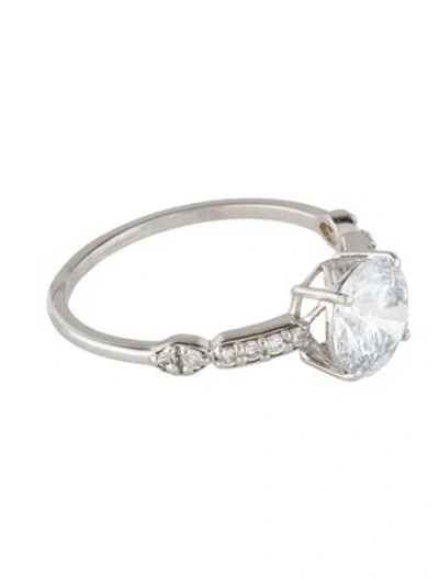 Pre-owned Ring 1.53ct Lab-grown Diamond Engagement  In Multi