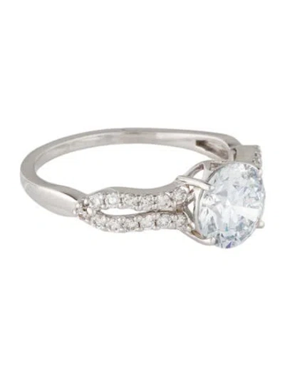 Pre-owned Ring 1.54ct Lab-grown Diamond Engagement  In Multi