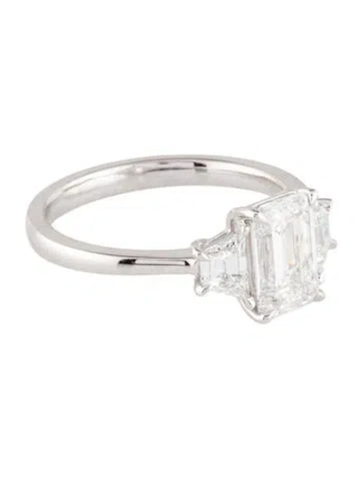 Pre-owned Ring 1.55ct Lab-grown Diamond Engagement  In Multi