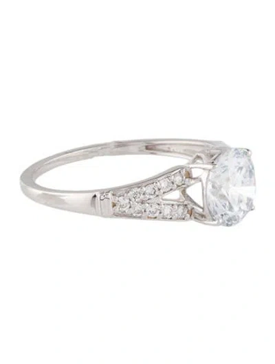 Pre-owned Ring 1.57ct Lab-grown Diamond Engagement  In Multi