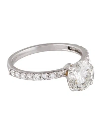 Pre-owned Ring 1.60ct Lab-grown Diamond Engagement  In Multi