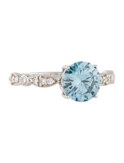 Pre-owned Ring 1.63 Lab-grown Diamond Engagement  In Multi