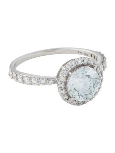 Pre-owned Ring 1.66ct Lab-grown Diamond Engagement  In Multi