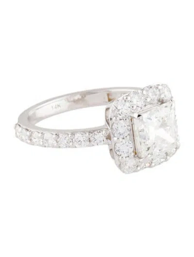 Pre-owned Ring 1.67ct Lab-grown Diamond Engagement  In Multi