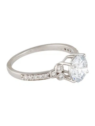 Pre-owned Ring 1.71ctw Lab-grown Diamond Engagement  In Multi