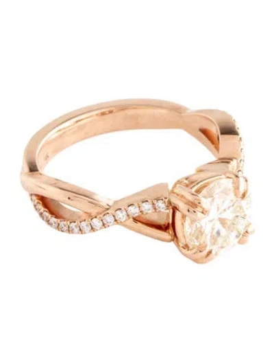 Pre-owned Ring 1.72ct Diamond Engagement  In Multi