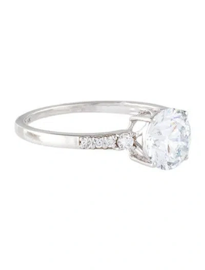 Pre-owned Ring 1.78ctw Lab-grown Diamond Engagement  In Multi