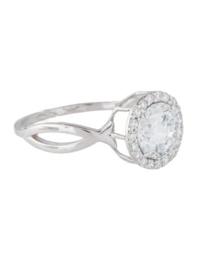 Pre-owned Ring 1.84ctw Lab-grown Diamond Engagement  In Multi