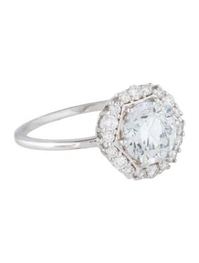 Pre-owned Ring 1.85ctw Lab-grown Diamond Engagement  In Multi