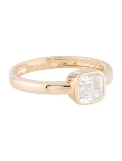 Pre-owned Ring 18k 1.00ct Diamond Engagement  In Multi