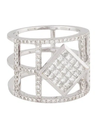 Pre-owned Ring 18k 1.00ctw Diamond Band  In Multi